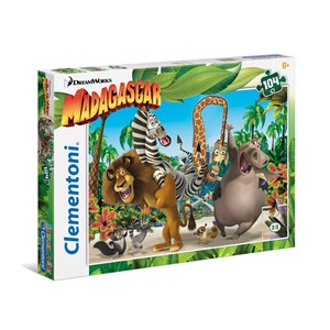 Clementoni (27941) - "Madagascar" - 104 pièces