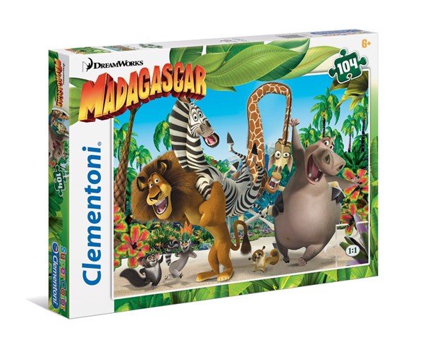 Clementoni (27941) - "Madagascar" - 104 pièces