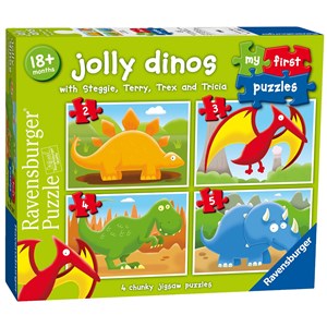 Ravensburger (07289) - "Jolly Dinos" - 2 3 4 5 pièces