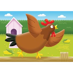 Ravensburger (07302) - "On the Farm" - 2 3 4 5 pièces