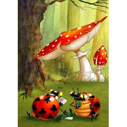 Grafika Kids (00828) - François Ruyer: "Poker des Coccinelles" - 24 pièces