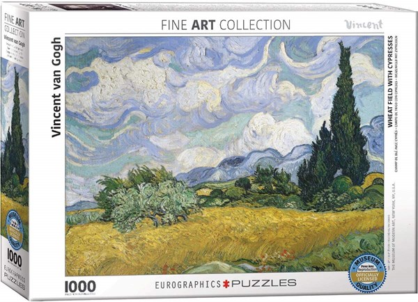 Eurographics (6000-5307) - Vincent van Gogh: "Wheat Field with Cypresses" - 1000 pièces