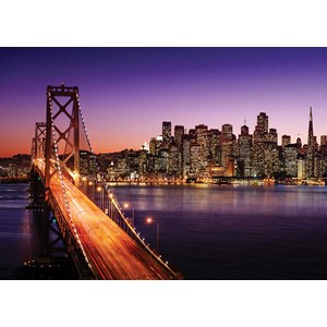 KS Games (11376) - Brigitte Peyton: "San Francisco Bridge at Sunset" - 500 pièces