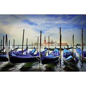 Schmidt Spiele (58240) - "Gondolas at San Marco, Venice" - 1000 pièces