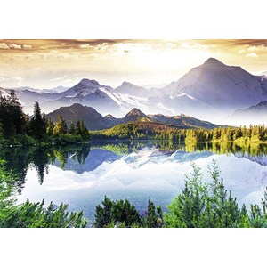 Ravensburger (19901) - "Sunny Mountain Landscape" - 1200 pièces