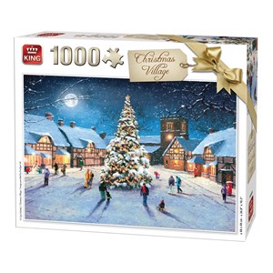 King International (05610) - "Christmas Village" - 1000 pièces