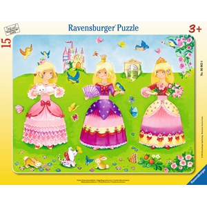 Ravensburger (06063) - "3 Pretty Princesses" - 15 pièces
