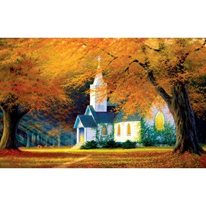 SunsOut (48560) - Charles White: "Church in the Glen" - 550 pièces
