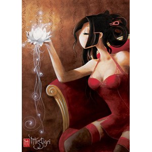 Nathan (87546) - Misstigri: "The Lotus" - 1000 pièces