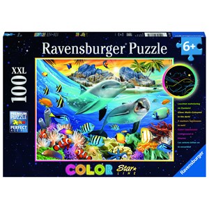 Ravensburger (13667) - "Luminous Coral Reef" - 100 pièces