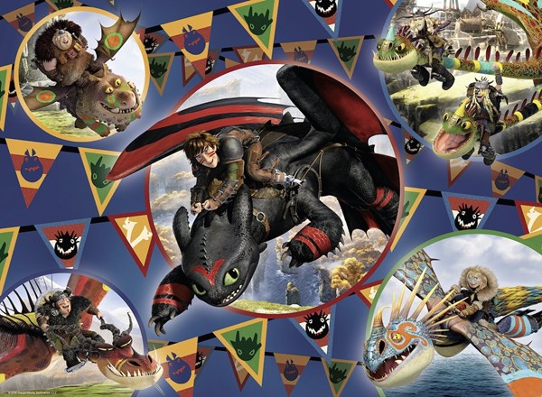 Ravensburger (13665) - "Dragons" - 100 pièces