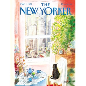 New York Puzzle Co (NPZNY1708) - "Cat's Eye View" - 1000 pièces