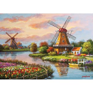 Art Puzzle (4354) - "Windmills" - 1000 pièces