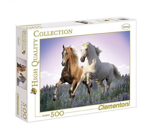 Clementoni (30287) - "Free Horses" - 500 pièces