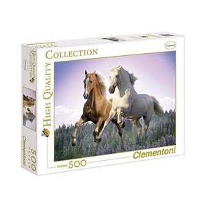 Clementoni (30287) - "Free Horses" - 500 pièces