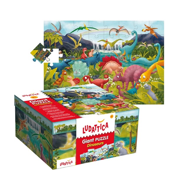 Ludattica (51373) - "Dinosaurs" - 48 pièces