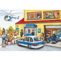 Schmidt Spiele (56215) - "Pompiers et Secours" - 24 pièces