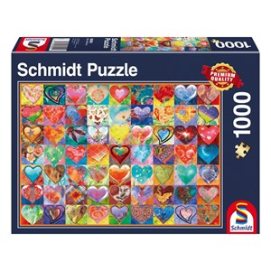 Schmidt Spiele (58295) - "Coeur à Coeur" - 1000 pièces