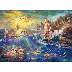Schmidt Spiele (59479) - Thomas Kinkade: "The Little Mermaid" - 1000 pièces