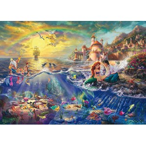 Schmidt Spiele (59479) - Thomas Kinkade: "The Little Mermaid" - 1000 pièces