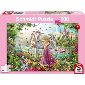 Schmidt Spiele (56197) - "La Belle Fée dans la Forêt Enchantée" - 200 pièces