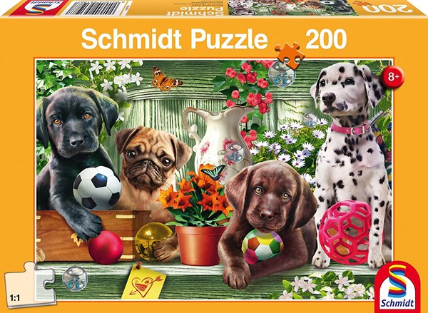 Schmidt Spiele (56198) - "Chiots" - 200 pièces