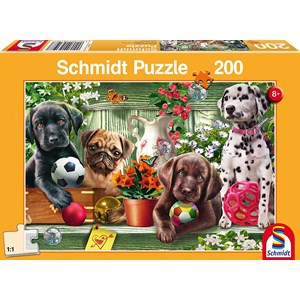 Schmidt Spiele (56198) - "Chiots" - 200 pièces