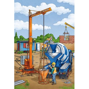 Schmidt Spiele (56200) - "Sur le Chantier" - 24 pièces