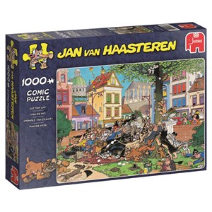 Jumbo (19056) - Jan van Haasteren: "Attrapez-moi ce Chat!" - 1000 pièces