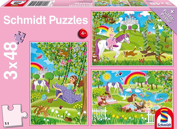 Schmidt Spiele (56225) - "Princesses" - 48 pièces