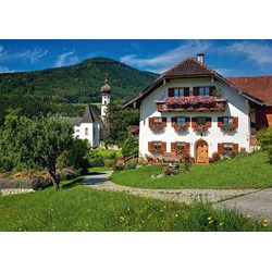 Schmidt Spiele (58273) - "Holiday on Hoglworth Abbey" - 500 pièces