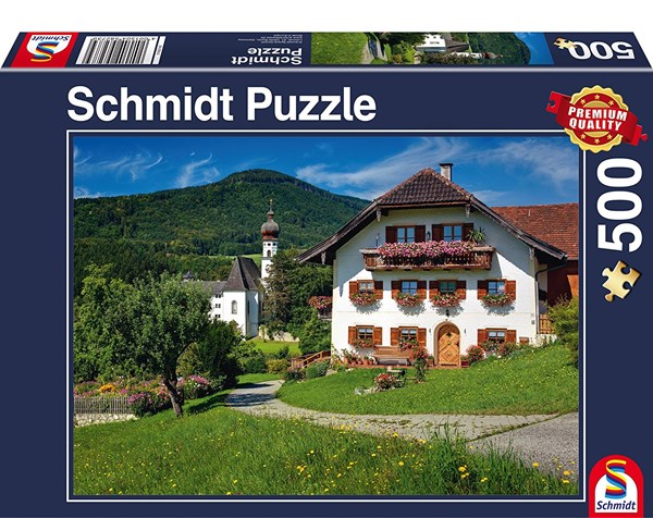 Schmidt Spiele (58273) - "Holiday on Hoglworth Abbey" - 500 pièces