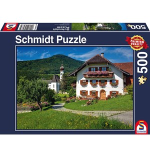 Schmidt Spiele (58273) - "Holiday on Hoglworth Abbey" - 500 pièces