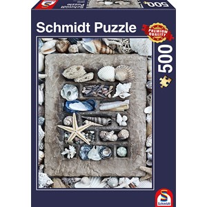 Schmidt Spiele (58298) - "Trésors de la Plage" - 500 pièces
