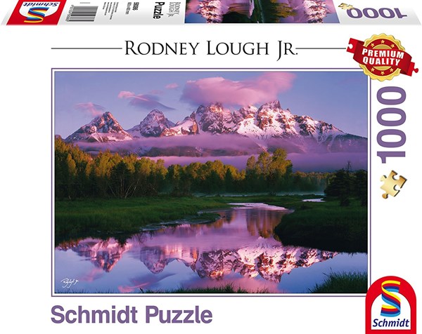 Schmidt Spiele (59386) - Rodney Lough Jr.: "Day Dreaming, The Grand Teton National Park, Wyoming" - 1000 pièces