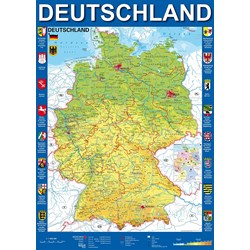 Schmidt Spiele (58287) - "Carte de l'Allemagne" - 1000 pièces