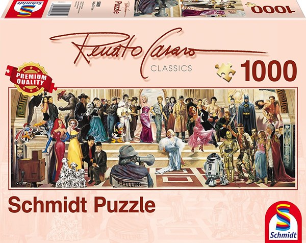 Schmidt Spiele (59381) - Renato Casaro: "100 Ans de Cinéma" - 1000 pièces