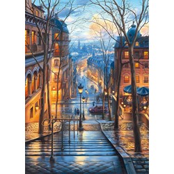 Schmidt Spiele (59560) - Eugene Lushpin: "Spring Morning in Montmartre" - 1000 pièces