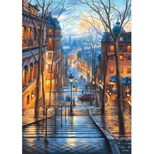 Schmidt Spiele (59560) - Eugene Lushpin: "Spring Morning in Montmartre" - 1000 pièces