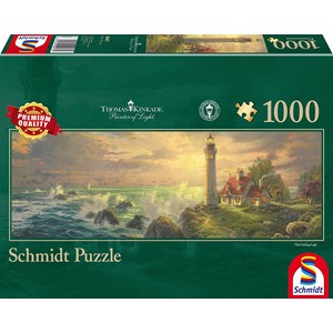 Schmidt Spiele (59477) - Thomas Kinkade: "Phare Idyllique" - 1000 pièces