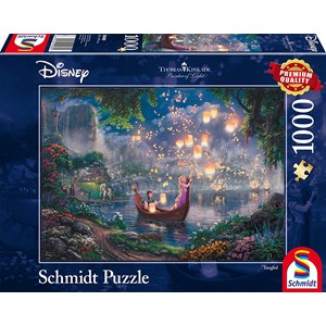 Schmidt Spiele (59480) - Thomas Kinkade: "Disney Rapunzel" - 1000 pièces
