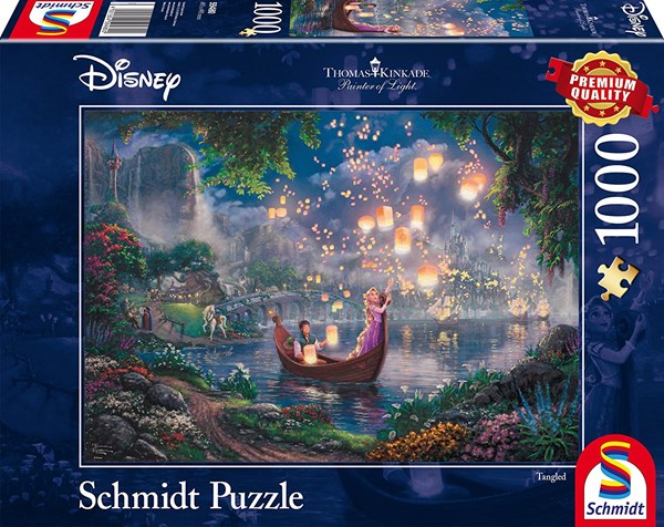 Schmidt Spiele (59480) - Thomas Kinkade: "Disney Rapunzel" - 1000 pièces