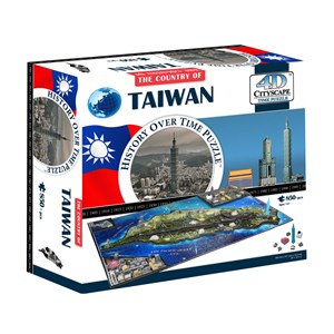 4D Cityscape (41004) - "Taiwan" - 850 pièces