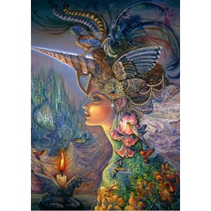 Grafika (T-00363) - Josephine Wall: "My Lady Unicorn" - 1000 pièces