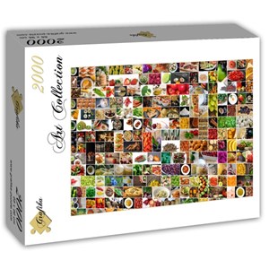 Grafika (T-00375) - "Collage, Kitchen in Color" - 2000 pièces