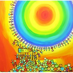 Grafika (02440) - Anne Poire, Patrick Guallino: "Vive La Paix" - 1500 pièces