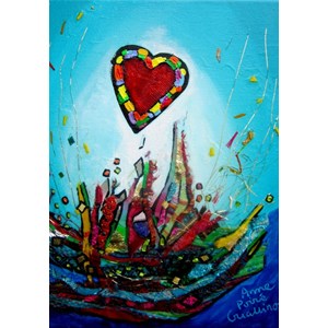 Grafika (02458) - Anne Poire, Patrick Guallino: "Eclats d'Amour" - 1000 pièces