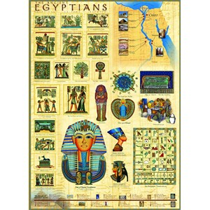 Eurographics (6000-0083) - "Les Egyptiens" - 1000 pièces