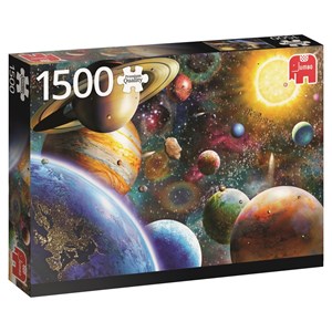 Jumbo (18586) - "Planets in Space" - 1500 pièces