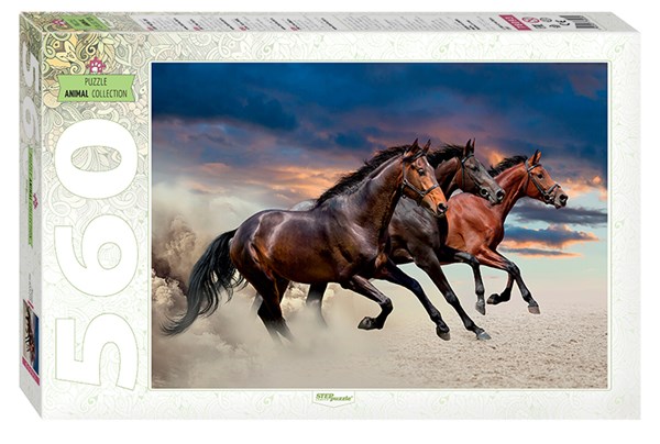 Step Puzzle (78093) - "Chevaux" - 560 pièces